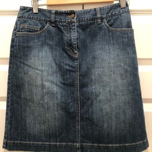 Boden jean skirt